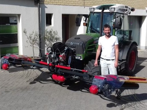 Vimas  Krümler, Ökocleaner, Fadengerät, Herbizidbalken, Entlauber