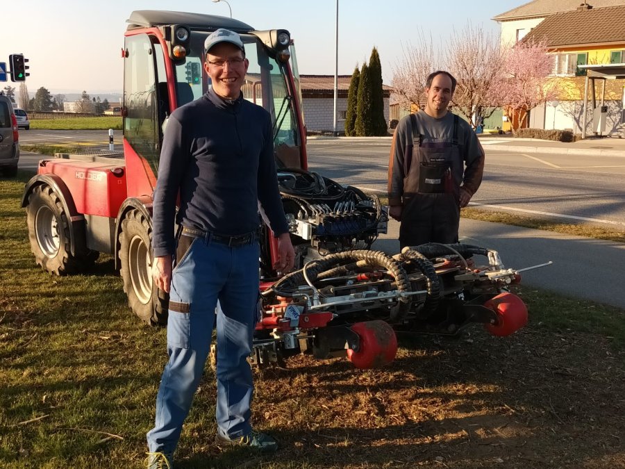 Vimas  Krümler, Ökocleaner, Fadengerät, Herbizidbalken, Entlauber