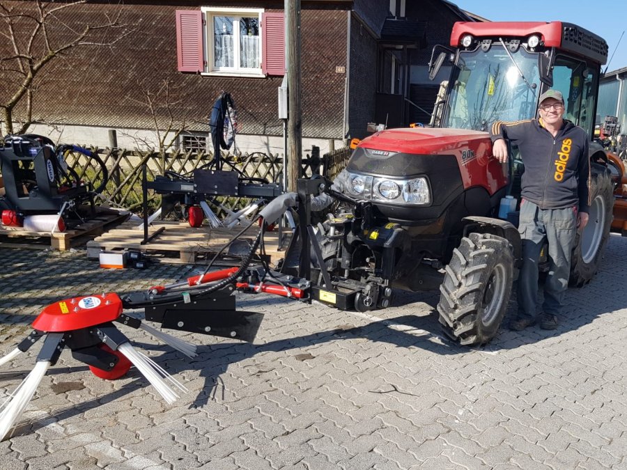 Vimas  Krümler, Ökocleaner, Fadengerät, Herbizidbalken, Entlauber